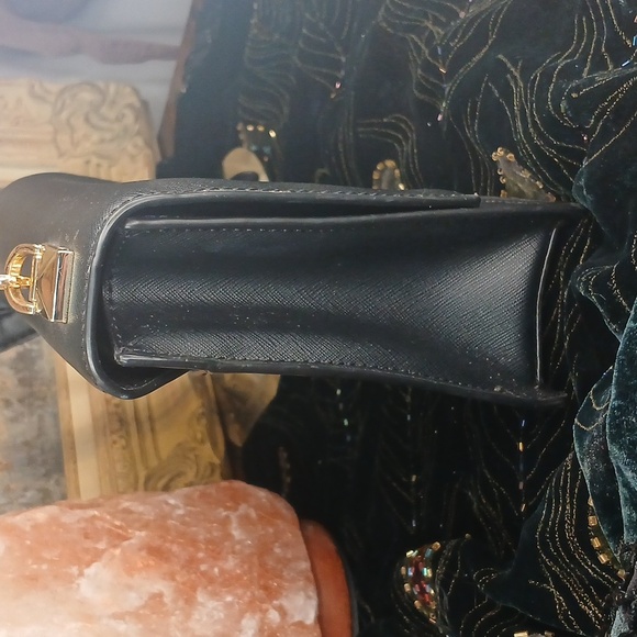 DKNY Black Crossbody Bag with Gold Hardware - Picture 6 of 17